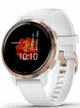 Garmin Venu 2S Rose Gold with White Band