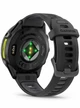 Garmin Forerunner 970 Carbon Gray DLC Titanium with Black Case and Black/Translucent Whitestone Band