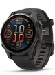 Garmin Fenix 8 43 Amoled Sapphire Carbon Gray DLC Titanium with Black/Pebble Gray Silicone
