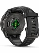 Garmin Fenix 8 43 Amoled Sapphire Carbon Gray DLC Titanium with Black/Pebble Gray Silicone