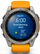 Garmin Fenix 8 51 Amoled Sapphire Titanium with Spark Orange/Grapphite Silicone Band