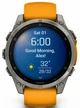 Garmin Fenix 8 51 Amoled Sapphire Carbon Gray DLC Titanium with Spark Orange/Graphite Silicone Band