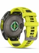 Garmin Fenix 8 47 Solar Sapphire Carbon Gray DLC Titanium with Amp Yellow/Graphite Silicone Band