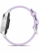 Garmin Lily 2 Active Silver with Purple Jasmine Silicone Band