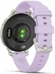 Garmin Lily 2 Active Silver with Purple Jasmine Silicone Band