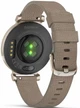 Garmin Lily® 2 Classic Cream Gold with Coffee Nylon Band