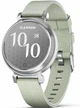 Garmin Lily® 2 Classic Silver with Sage Gray Nylon Band