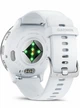 Garmin Venu 3 Silver Stainless Steel Bezel with Whitestone Case and Silicone Band