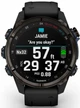Garmin Descent Mk3i – 43 mm Carbon Gray DLC Titanium with Black Silicone Band