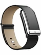 Кожаный люксовый ремешок для Whoop 5.0 LeatherLuxe Straight Band Black/Cream with Titanium (S)