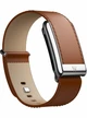 Кожаный люксовый ремешок для Whoop MG LeatherLuxe Straight Band Chestnut/Cream with Titanium (L)