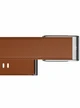 Кожаный люксовый ремешок для Whoop MG LeatherLuxe Straight Band Chestnut/Cream with Titanium (L)