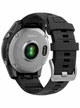 Garmin Fenix E 47мм Нержавеющая сталь, черный силиконовый ремешок