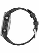 Garmin Fenix E 47мм Нержавеющая сталь, черный силиконовый ремешок
