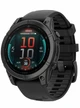 Garmin Fenix E 47мм Серая сталь, черный силиконовый ремешок