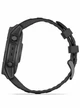 Garmin Fenix E 47мм Серая сталь, черный силиконовый ремешок