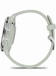 Garmin Venu 3S Silver Stainless Steel Bezel with Sage Gray Case and Silicone Band