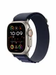 Watch Ultra 2, 49 mm, Natural, Alpine Loop, Navy - S MX5S3