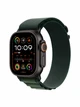 Watch Ultra 2, 49 mm, Black, Alpine Loop, Dark Green - S MX4Q3