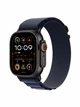 Watch Ultra 2, 49 mm, Black, Alpine Loop, Navy - S MX4S3